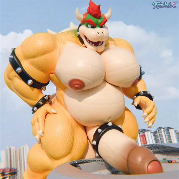 bowser (bowser day, coca-cola) created by frooberx