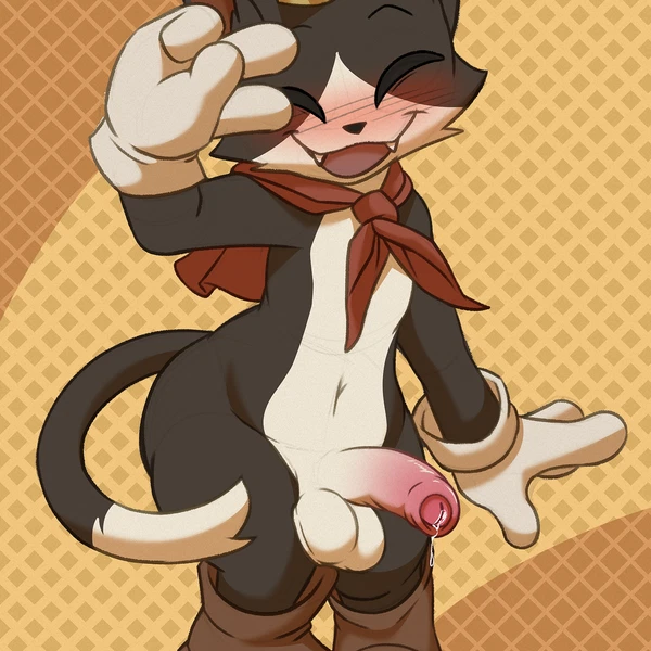 cait sith (ff7) (celtic mythology, european mythology) created by nutty bo