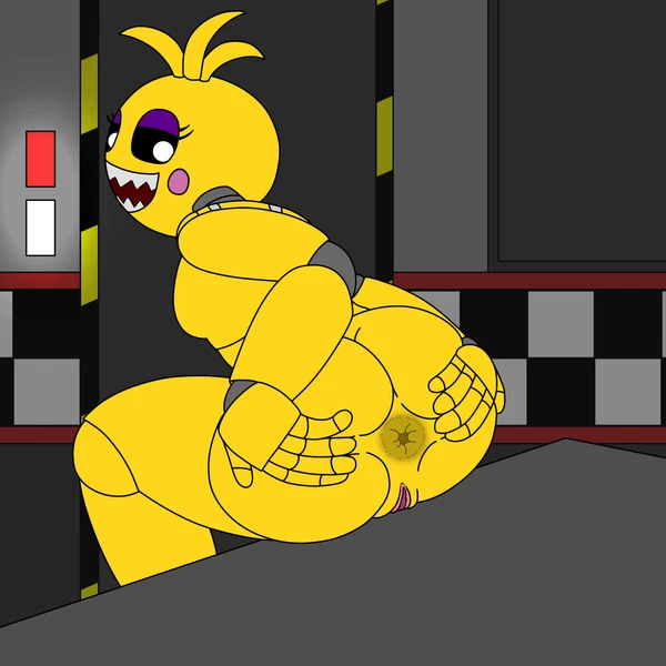 chica (fnaf), toy chica (fnaf) (five nights at freddy's, five nights at freddy's 2) created by lemonmelon