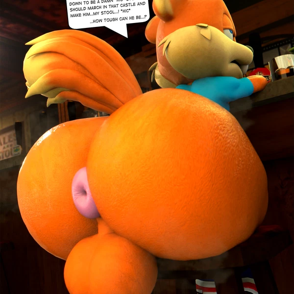 conker (conker's bad fur day, rareware) created by doommusk