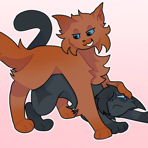 crowfeather (warriors), fan character (warriors (book series)) created by tempestpaw