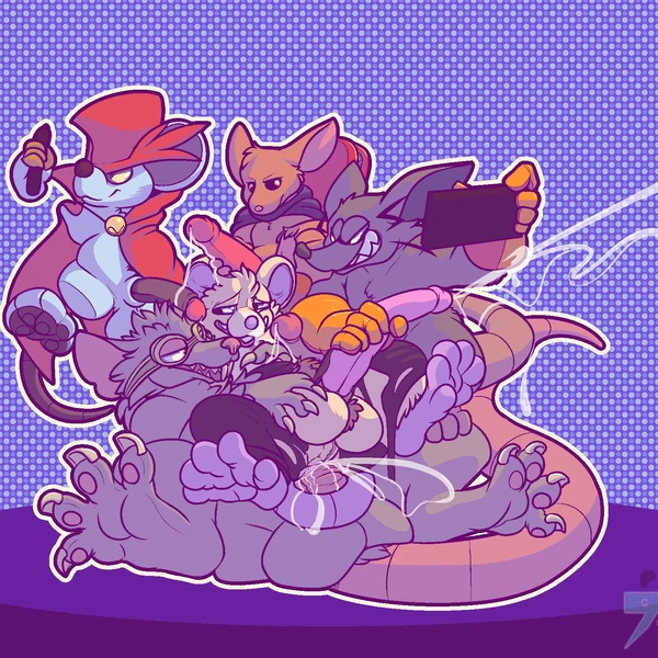 daroach, mad rat (mad rat dead), twitch (lol) (kirby (series), league of legends) created by alexclimax