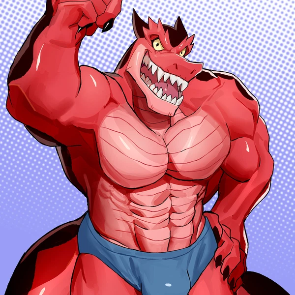 devil dinosaur (marvel) created by soonico