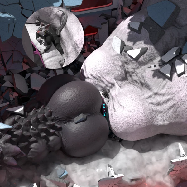 drash (character) (mythology, no nut november) created by snekkuu