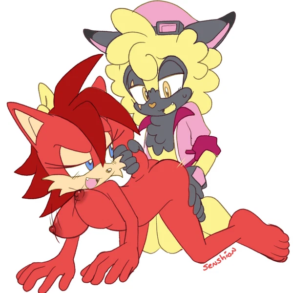 fan character, fiona fox (archie comics, sega) created by senshion