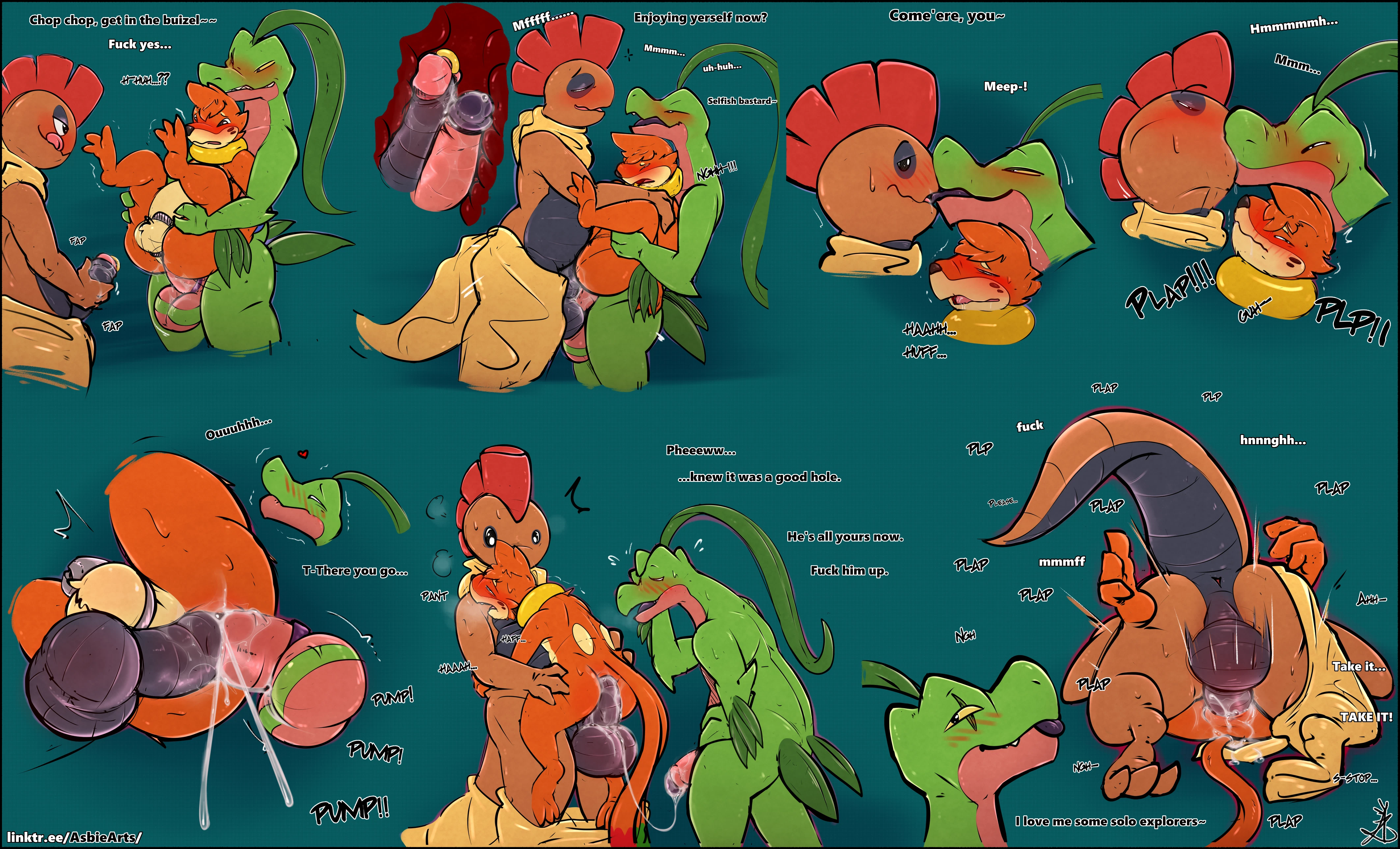 fan character (nintendo, pokemon) created by asbel lhant