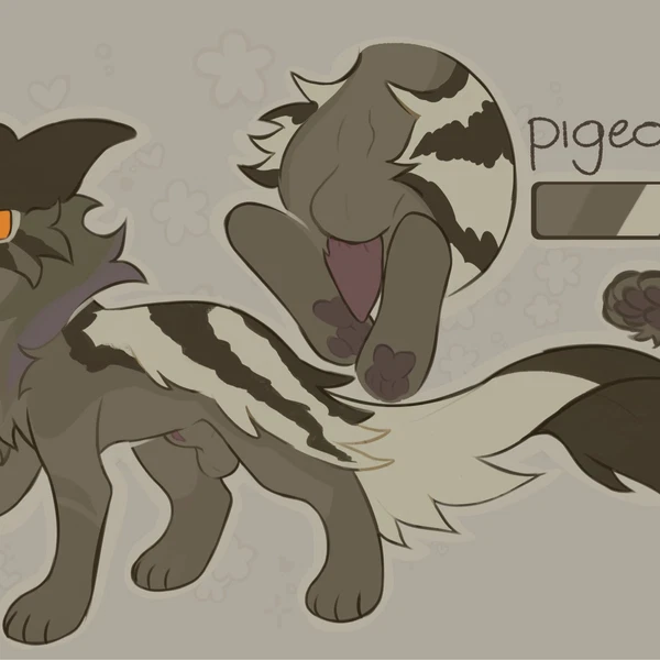 fan character, pigeonfur (pige0nfur) (warriors (book series)) created by littleperrito
