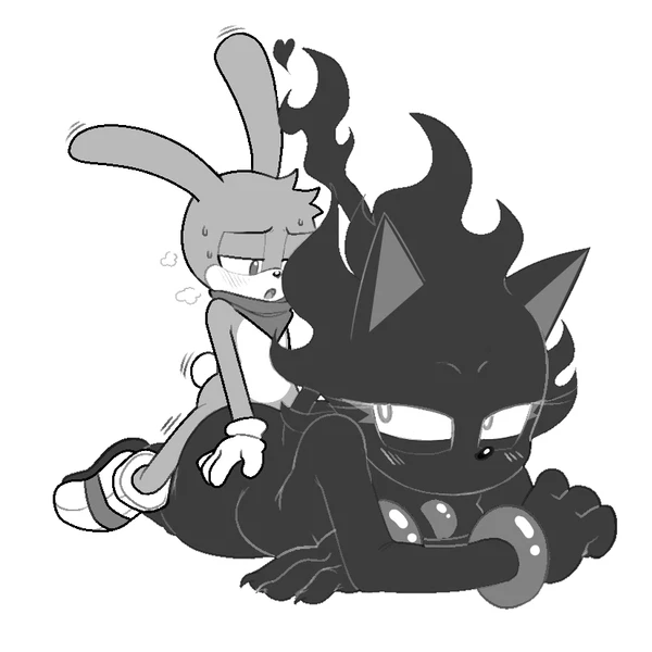 feels the rabbit, proto blaze (sega, sonic the hedgehog (series)) created by 4chan anon