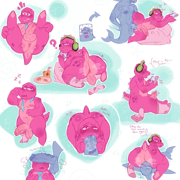 flappers (gameoverse), gobbles (gameoverse) (gameoverse, glitch productions) created by goonerboi
