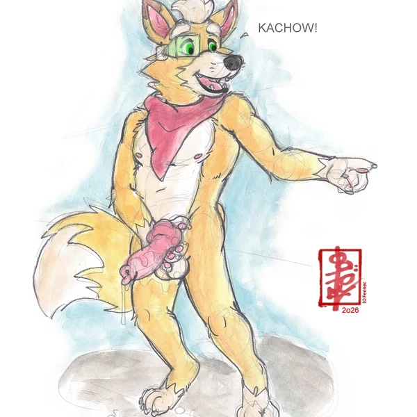 fox mccloud (nintendo, star fox) created by fennec (artist)