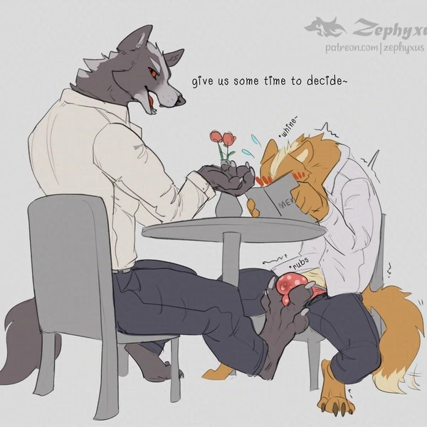 fox mccloud, wolf o'donnell (nintendo, star fox) created by zephyxus