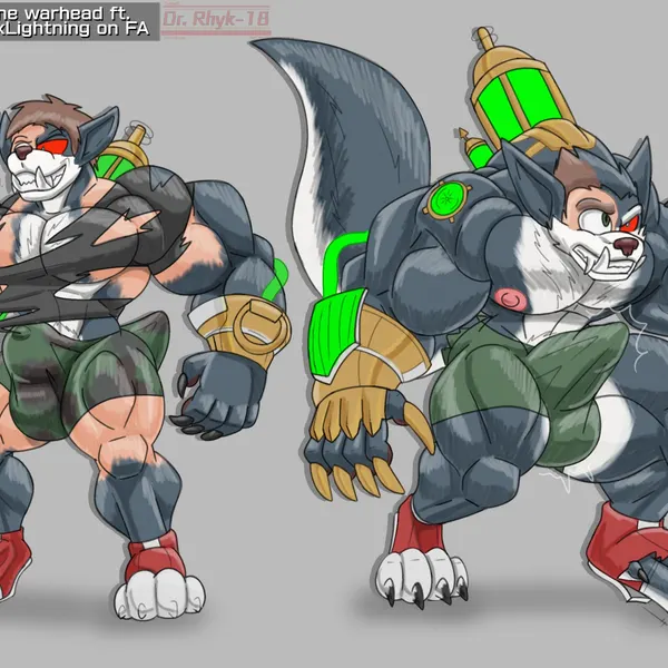 foxlightning, warwick (lol) (league of legends, riot games) created by dr.rhyk-18