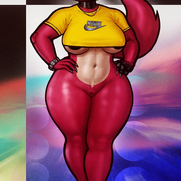 foxy (fnaf) (five nights at freddy's, nike) created by sligarthetiger