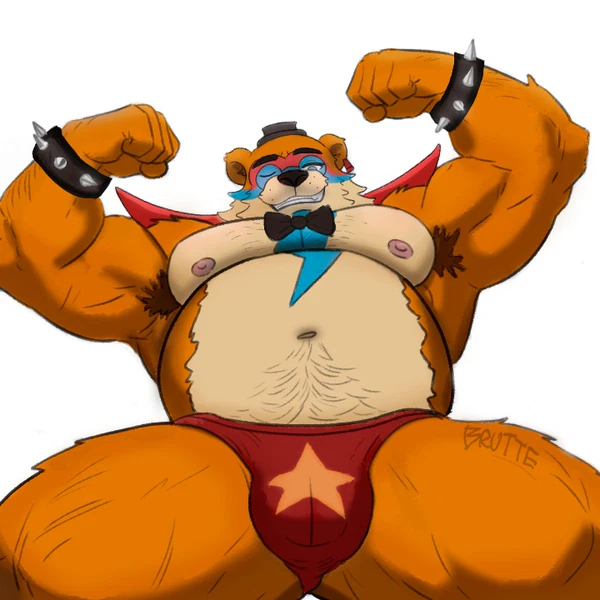 freddy (fnaf), glamrock freddy (five nights at freddy's, five nights at freddy's: security breach) created by brutte