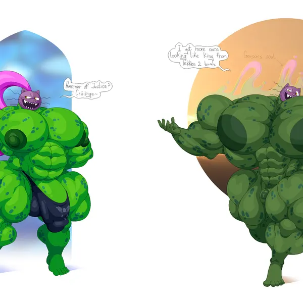 gerson boom (deltarune), pocketcat (fear & hunger) (deltarune, fear & hunger 2: termina) created by bobthetanuki