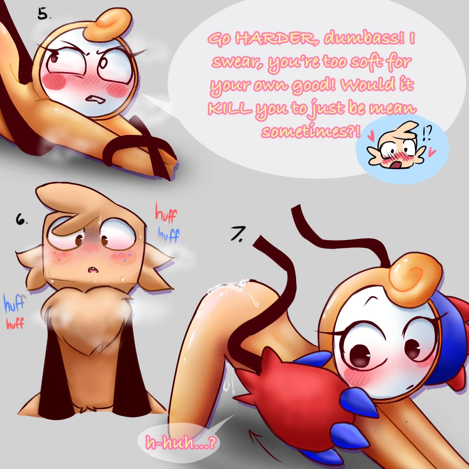 glisten (dandy's world), goob (dandy's world) (blushcrunch studio, dandy's world) created by fluffystuf nsfw