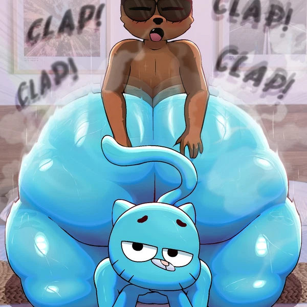 gumball watterson (cartoon network, the amazing world of gumball) created by senordraws