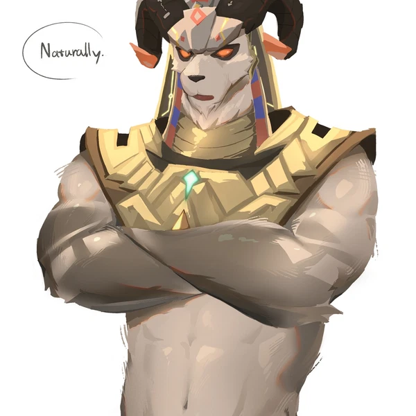 heryshaf (genshin impact) (egyptian mythology, genshin impact) created by scrumptiouscoal