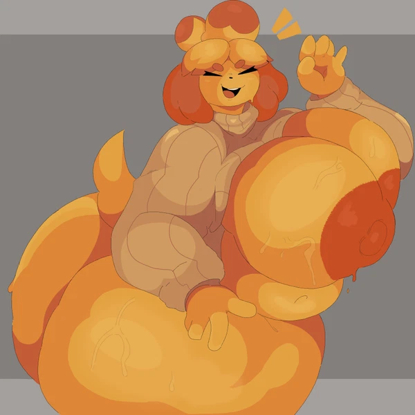 isabelle (animal crossing) (animal crossing, nintendo) created by emobunny