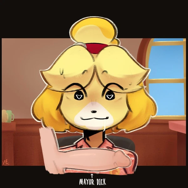 isabelle (animal crossing) (animal crossing, nintendo) created by tofuuu