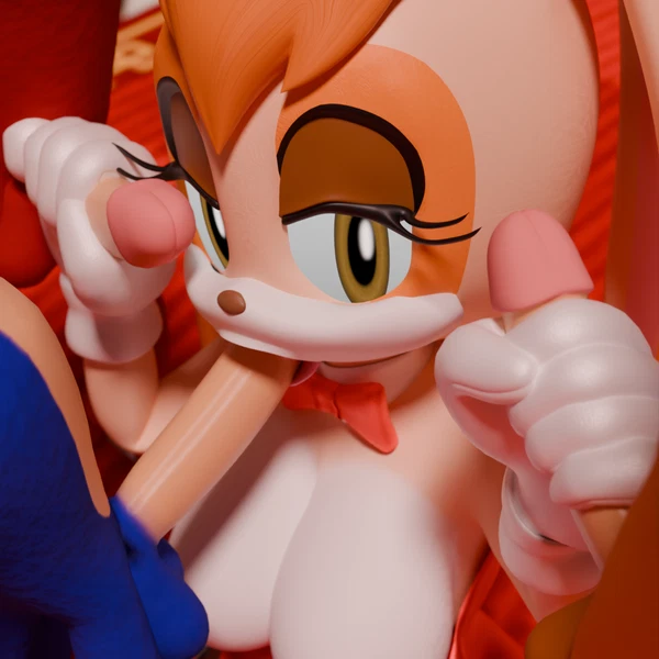 knuckles the echidna, miles prower, sonic the hedgehog (sega, sonic the hedgehog (series)) created by ssawnds