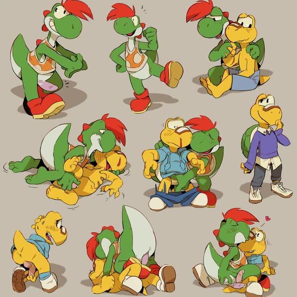 koops, the great gonzales jr (mario bros, mythology) created by flookz