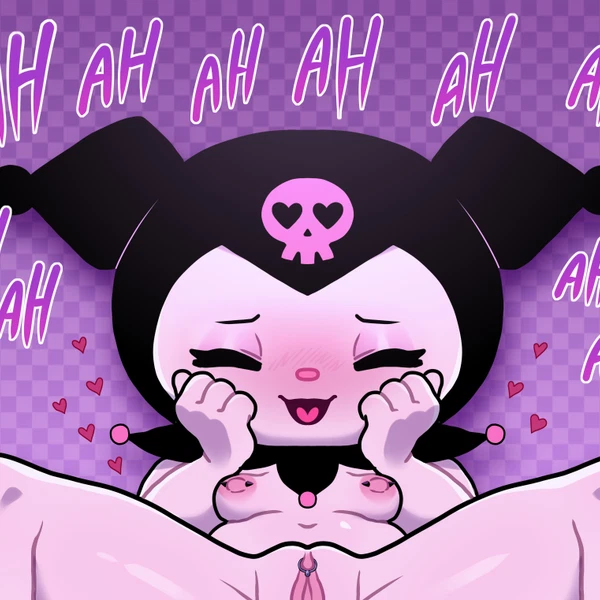 kuromi (onegai my melody, sanrio) created by ari dibujitos