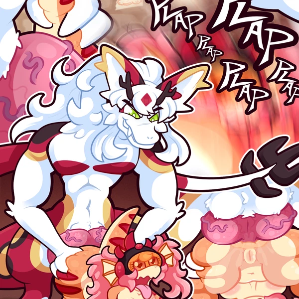 kusanagi (blargen69), tsuchino (blargen69) (yokai love you!) created by blargasmic