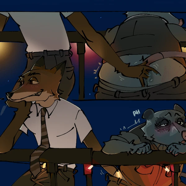 kylie sven opossum, mr. fox (fantastic mr. fox) (fantastic mr. fox) created by pb-art