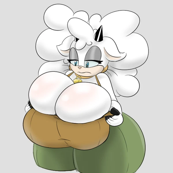 lanolin the sheep (sonic) (idw publishing, sega) created by rougethedaisy