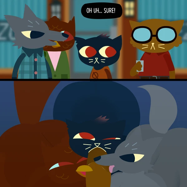 mae borowski (night in the woods) created by wolfbaloo