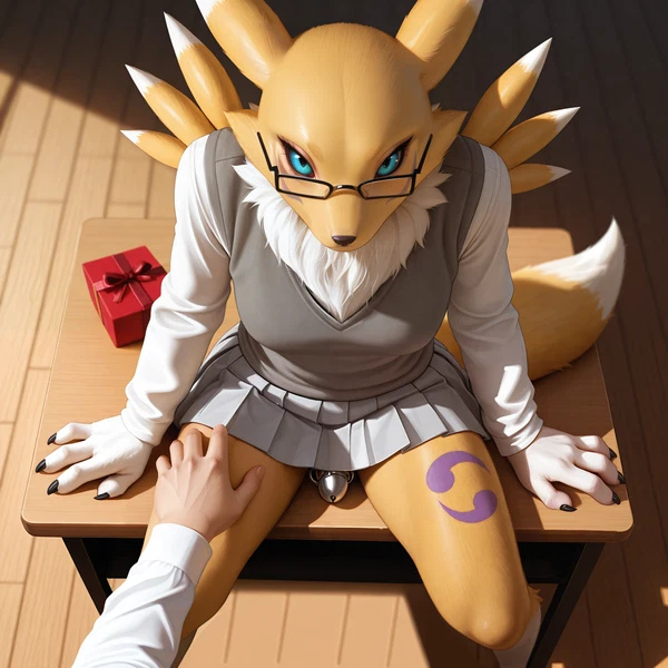 maggie may (chastity coyote) (bandai namco, digimon) created by chastitycoyote