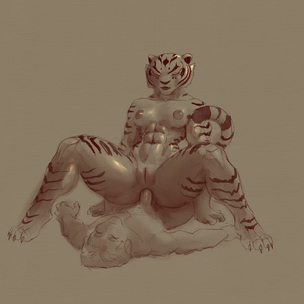 master tigress (dreamworks, kung fu panda) created by alytarch