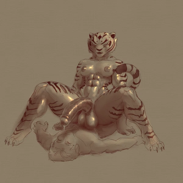 master tigress (dreamworks, kung fu panda) created by alytarch