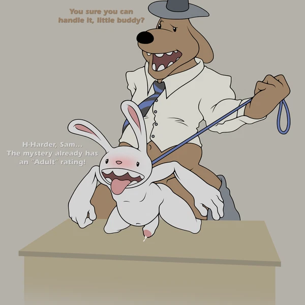 max (sam and max), samuel dog (sam and max) created by incubus-valentine