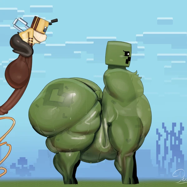 microsoft, minecraft created by perotoart