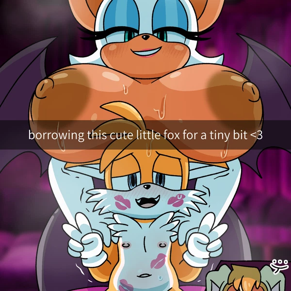 miles prower, rouge the bat, vanilla the rabbit (sega, sonic the hedgehog (series)) created by surjang