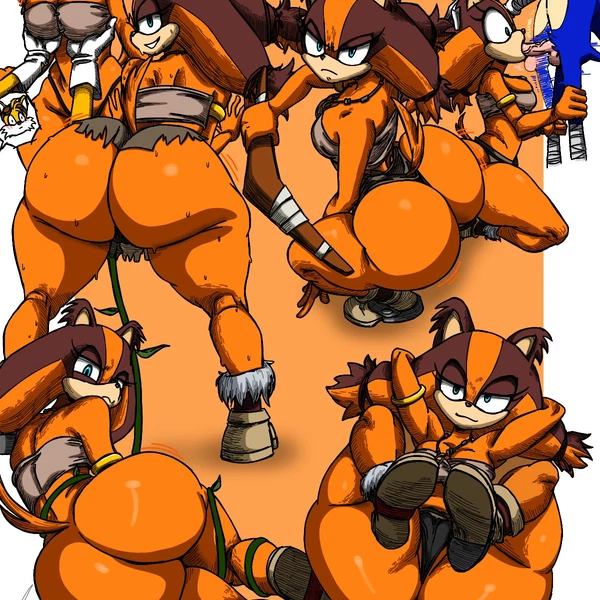 miles prower, sonic the hedgehog, sticks the jungle badger (sega, sonic boom) created by bencarts