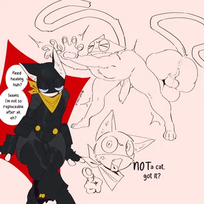 morgana (persona) (atlus, megami tensei) created by nerunaur