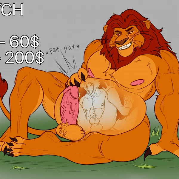mufasa, ych (character) (disney, the lion king) created by m bruiser