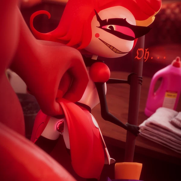 niffty (hazbin hotel) (hazbin hotel, hellaverse) created by parllyx