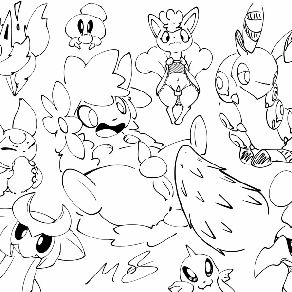 nintendo, pokemon created by muzzzzz