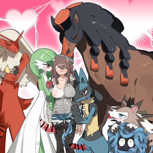nintendo, pokemon created by tango (pixiv)