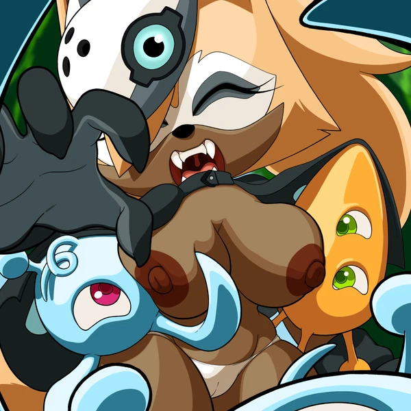 orange rocket (sonic), whisper the wolf, yacker (idw publishing, sega) created by ravrous