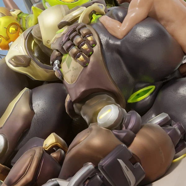 orisa (overwatch) (blizzard entertainment, overwatch) created by darkflash23