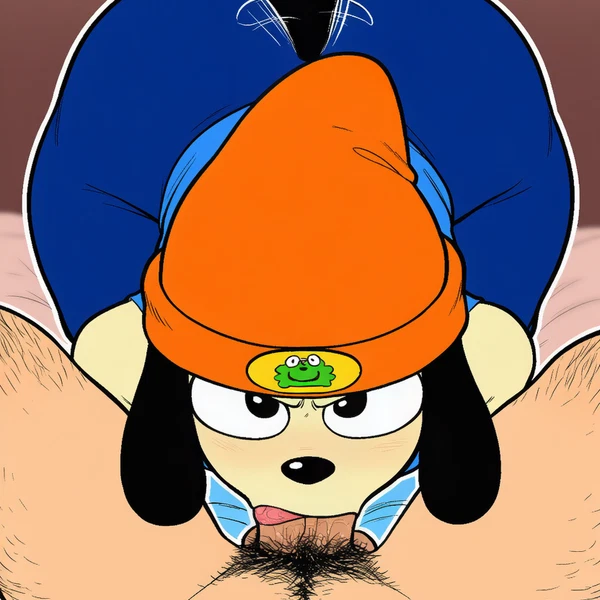 parappa (parappa the rapper, sony corporation) created by boxen549