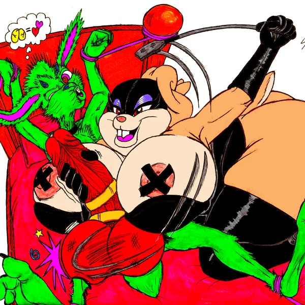 patricia bunny, smutty bunny (the looney tunes show, warner brothers) created by thesmuttiestbeast