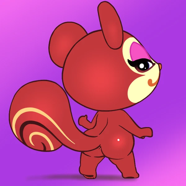 pecan (animal crossing) (animal crossing, nintendo) created by simski