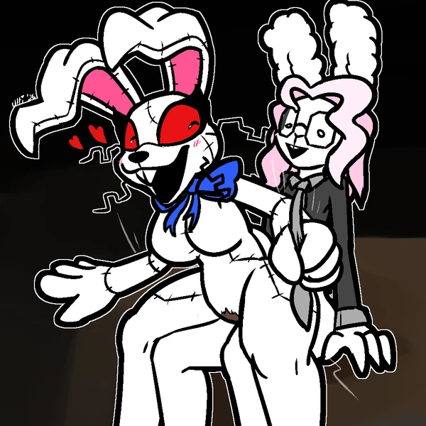phib (fr0gv0re), vannabelle dewlap, vanny (fnaf) (five nights at freddy's, five nights at frickbear's (series)) created by ultilix