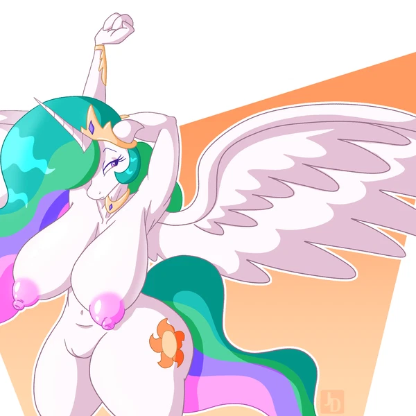 princess celestia (mlp) (friendship is magic, hasbro) created by jared dillon